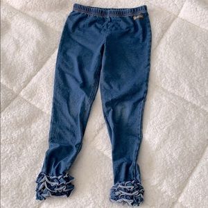 Matilda Jane girls ruffle hem jegging